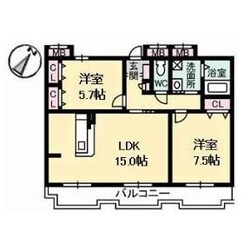 ｎｆツインズ　Ａ棟の物件間取画像